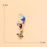 Beaut&Berry 2-color Lobster Brooches Oil Dripping Women Banquet Party