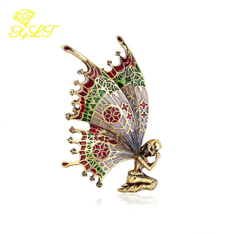 Butterfly Angel Brooch Personality Temperament Butterfly Wing Clothing Accessori