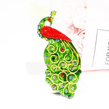 Colorful Peacock Brooch for Coat Suit Scarf Hat Pins Kids