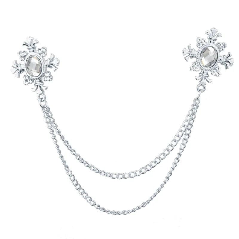 Rhinestone Brooch Pin for Women/Men Corsage Lapel Pins