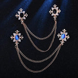Rhinestone Brooch Pin for Women/Men Corsage Lapel Pins
