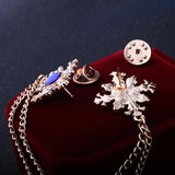 Rhinestone Brooch Pin for Women/Men Corsage Lapel Pins