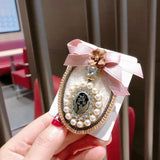 Vintage Bow Pearl Flower Brooch Women's Accessories