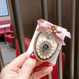 Vintage Bow Pearl Flower Brooch Women's Accessories