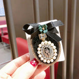 Vintage Bow Pearl Flower Brooch Women's Accessories