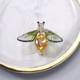 Beaut&Berry Acrylic Bee Brooch Office Wedding Reunion