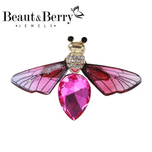 Beaut&Berry Acrylic Bee Brooch Office Wedding Reunion