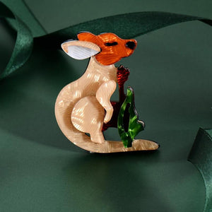Acrylic Kangaroo Brooch Lifelike Cartoon Pin Jewelry