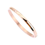 Gold/silver Lover Bangle Titanium Steel 18k Plated Bracelet