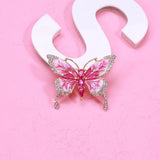 Beaut&Berry Rhinestone Butterfly Brooch Insect Jewelry Ladies Gift