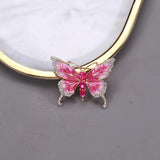 Beaut&Berry Rhinestone Butterfly Brooch Insect Jewelry Ladies Gift