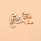 Beaut&Berry Sparkling Word Baby Brooches For Women Unisex 2-color Rhjson