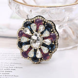 Large Crystal Brooch Vintage Cross Brooch Women's Accessories - Gift Choice