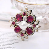 Large Crystal Brooch Vintage Cross Brooch Women's Accessories - Gift Choice