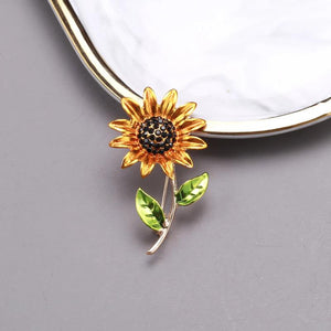 Beaut&Berry Sunflower Flowers Brooch Ladies Gift Brooch