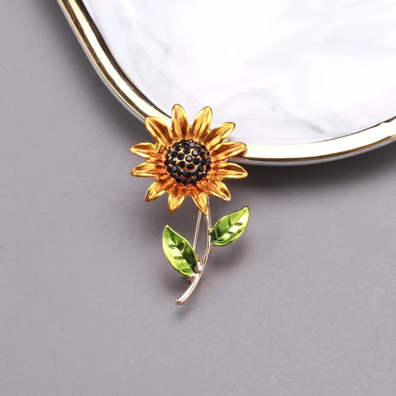 Beaut&Berry Sunflower Flowers Brooch Ladies Gift Brooch
