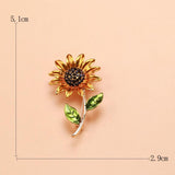 Beaut&Berry Sunflower Flowers Brooch Ladies Gift Brooch