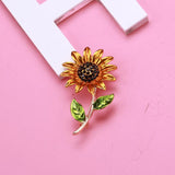 Beaut&Berry Sunflower Flowers Brooch Ladies Gift Brooch