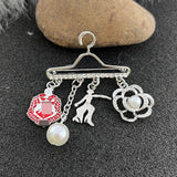 Sister Club Brooch Charm Party Jewelry Accessory