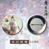 Diabolism Founder Anime Enamel Pins Initial Wedding Couples Brooches