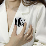 Panda Enamel Pins Cartoon Animal Brooches