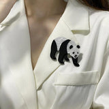 Panda Enamel Pins Cartoon Animal Brooches