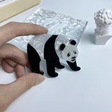 Panda Enamel Pins Cartoon Animal Brooches