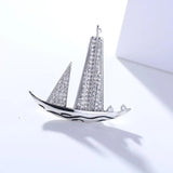 Sailing Sailboat Men's Brooch Suit Pin Clothing Accessories Corsage