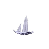 Sailing Sailboat Men's Brooch Suit Pin Clothing Accessories Corsage