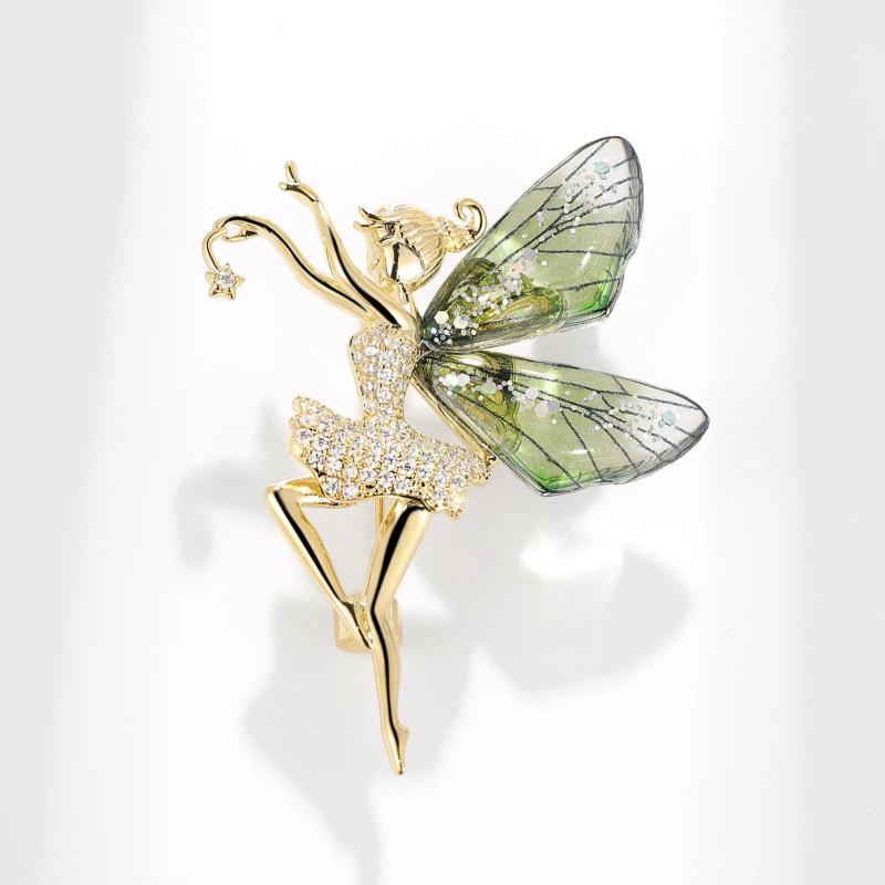 Magic Angel Brooch Women's High-end Coat Accessories