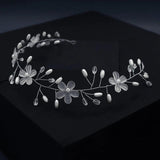 Bridal Hair Vine Wedding Bride Pearl Headband