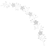 Bridal Hair Vine Wedding Bride Pearl Headband