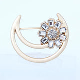 MOZOG Brooch Women Jewelry Alloy Lapel Pins Delicate Ornament