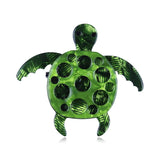Acrylic Swimming Turtle Brooches Women Unisex Lovely Animal Pin