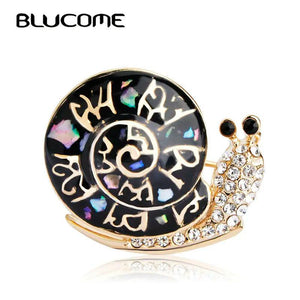 Abalone Shell Snails Brooch Christmas Insect Brooches Women Accessories Pins