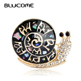 Abalone Shell Snails Brooch Christmas Insect Brooches Women Accessories Pins