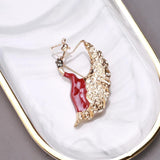 Beaut&Berry Dancing Girl Brooch Ladies Office Party