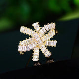 Lucky Knot Zircon Small Brooch CZ Bowknot Broochpin