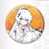 Honkai Impact3 Women Brooch Enamel Pins Initial Pendant Metal Broches