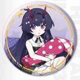 Honkai Impact3 Women Brooch Enamel Pins Initial Pendant Metal Broches