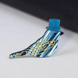 Vivid Acrylic Bird Brooches Pins for Women Animal Brooch Fiber