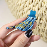 Vivid Acrylic Bird Brooches Pins for Women Animal Brooch Fiber