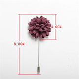 BoYuTe Men's Suit Wedding Brooch Pins Hand Flower Lapel Pins