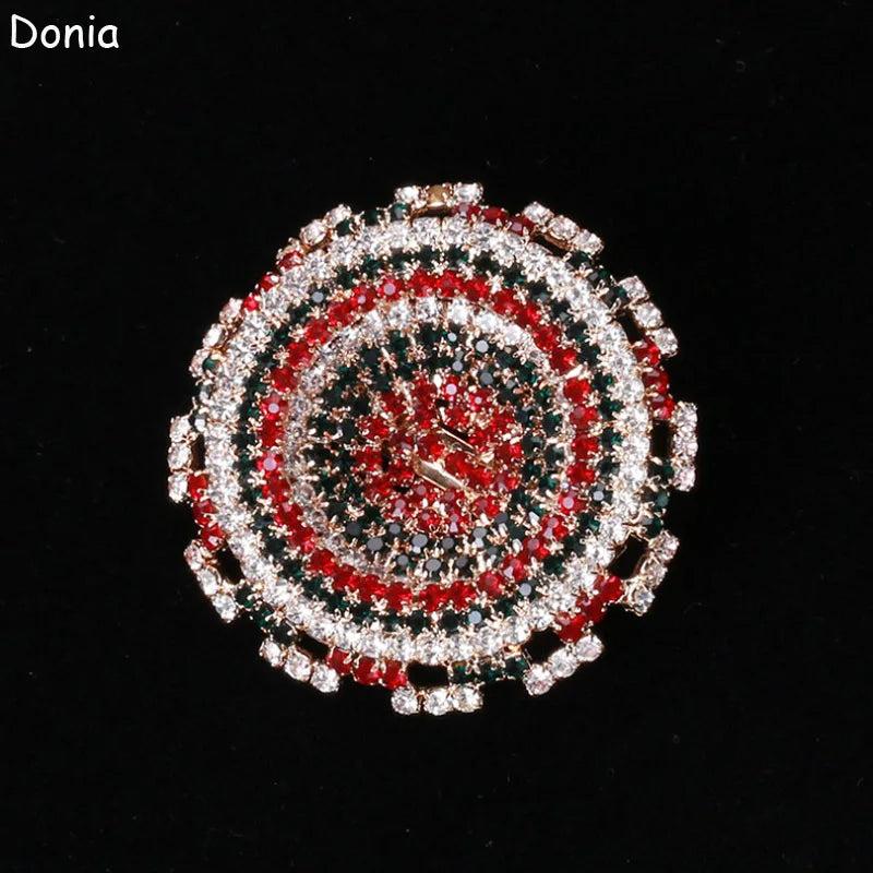 Donia Jewelry Tassel Brooch for Women, Europe and America Style