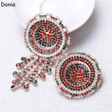 Donia Jewelry Tassel Brooch for Women, Europe and America Style
