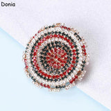 Donia Jewelry Tassel Brooch for Women, Europe and America Style