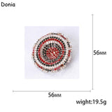 Donia Jewelry Tassel Brooch for Women, Europe and America Style