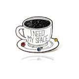 Japanese Cartoon Coffee Drinks Pizza Drip Brooch