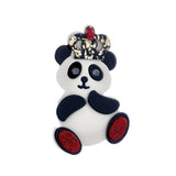 Panda Shape Acrylic Material Brooch - Casual Jewelry for Girls