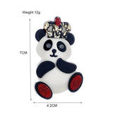 Panda Shape Acrylic Material Brooch - Casual Jewelry for Girls